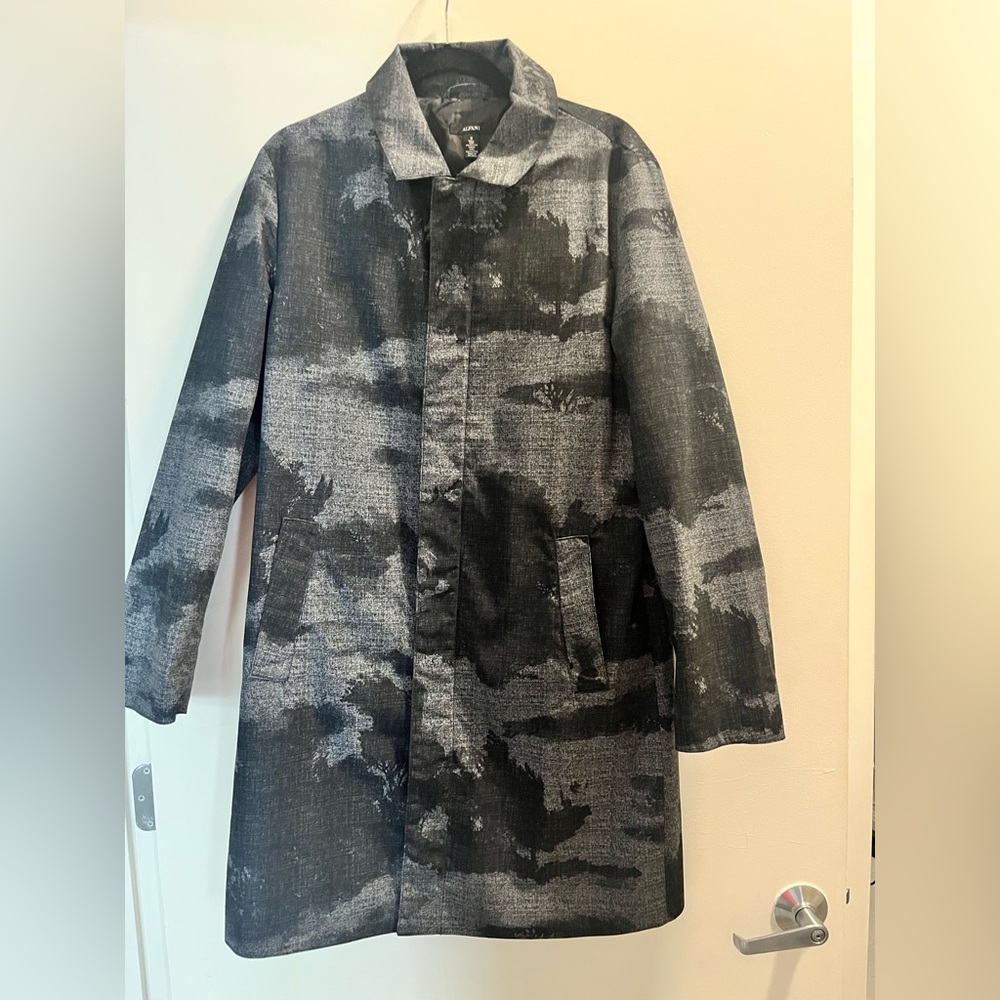 Alfani Charcoal and Black camo jacket